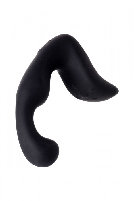 Чёрный изогнутый вибростимулятор простаты Erotist - Erotist Adult Toys - в Красногорске купить с доставкой
