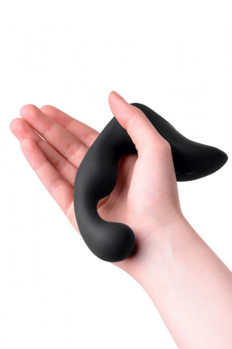 Чёрный изогнутый вибростимулятор простаты Erotist - Erotist Adult Toys - в Красногорске купить с доставкой