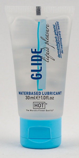 Интимная смазка на водной основе Glide - 30 мл. - HOT - купить с доставкой в Красногорске