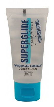 Гель-смазка на водной основе для чувствительной кожи Superglide - 30 мл. - HOT - купить с доставкой в Красногорске