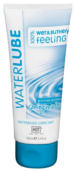 Лубрикант на основе чистой родниковой воды WaterLube - 100 мл. - HOT - купить с доставкой в Красногорске