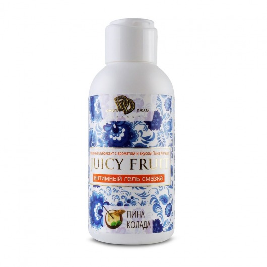 Интимный гель на водной основе JUICY FRUIT с ароматом пина колада - 100 мл. - БиоМед - купить с доставкой в Красногорске