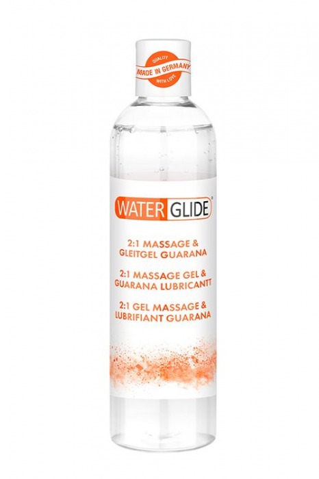 Гель-смазка 2-в-1 MASSAGE   LUBRICANT GUARANA - 300 мл. - Waterglide - купить с доставкой в Красногорске