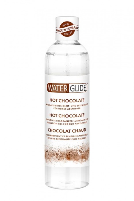 Лубрикант на водной основе с ароматом шоколада HOT CHOCOLATE - 300 мл. - Waterglide - купить с доставкой в Красногорске