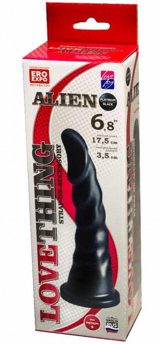 Насадка для трусиков харнесс Alien - 17,5 см. - LOVETOY (А-Полимер) - купить с доставкой в Красногорске