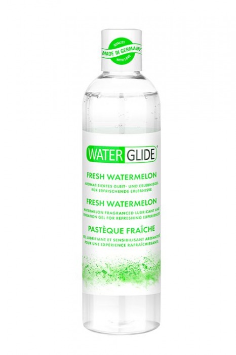Лубрикант на водной основе с ароматом арбуза WATERGLIDE FRESH WATERMELON - 300 мл. - Waterglide - купить с доставкой в Красногорске