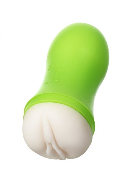 Мастурбатор-вагина A-Toys в зеленой колбе - A-toys - в Красногорске купить с доставкой