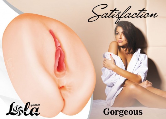 Мастурбатор с 2 тоннелями Satisfaction Gorgeous - Lola Games - в Красногорске купить с доставкой