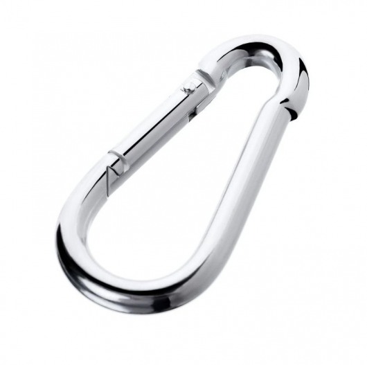 Серебристый карабин TOYFA Metal - ToyFa - купить с доставкой в Красногорске