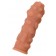 Телесная реалистичная насадка KOKOS Extreme Sleeve 11 с дополнительной стимуляцией - 12,7 см. - KOKOS - в Красногорске купить с доставкой