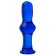 Голубая стеклянная анальная втулка - 12 см. - Sexus в Красногорске Голубая стеклянная анальная втулка - 12 см. - Sexus