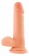 Телесный фаллоимитатор-реалистик на присоске - 18,3 см. - ToyFa