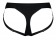 Черные трусики для насадок Heroine Lingerie Harness - size M - Strap-on-me - купить с доставкой в Красногорске