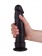 Крупный чёрный фаллоимитатор без мошонки - 20,5 см. - LOVETOY (А-Полимер) купить с доставкой в интернет-магазине Orgasmix в Красногорске Крупный чёрный фаллоимитатор без мошонки - 20,5 см. - LOVETOY (А-Полимер)