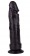 Крупный чёрный фаллоимитатор без мошонки - 20,5 см. - LOVETOY (А-Полимер) купить с доставкой в интернет-магазине Orgasmix в Красногорске Крупный чёрный фаллоимитатор без мошонки - 20,5 см. - LOVETOY (А-Полимер)