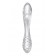Прозрачный двусторонний стеклянный фаллоимитатор Dazzling Crystal 1 - 18,5 см. - Satisfyer купить с доставкой в интернет-магазине Orgasmix в Красногорске Прозрачный двусторонний стеклянный фаллоимитатор Dazzling Crystal 1 - 18,5 см. - Satisfyer