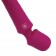 Бордовый вибромассажер Luna - 21,4 см. - HOT planet в Красногорске Бордовый вибромассажер Luna - 21,4 см. - HOT planet