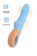 Голубой силиконовый вибратор Bluebell - 18,5 см. - ToyFa купить в Красногорске с доставкой в Orgasmix.ru Голубой силиконовый вибратор Bluebell - 18,5 см. - ToyFa