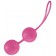 Нежно-розовые вагинальные шарики Joyballs с петелькой - Joy Division
