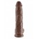 Большой коричневый фаллоимитатор с мошонкой 10 Cock with Balls на присоске - 25,4 см. - Pipedream купить с доставкой в интернет-магазине Orgasmix в Красногорске Большой коричневый фаллоимитатор с мошонкой 10 Cock with Balls на присоске - 25,4 см. - Pipedream