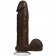 Коричневый фаллоимитатор The Realistic Cock 8” with Removable Vac-U-Lock Suction Cup - 20,57 см. - Doc Johnson купить с доставкой в интернет-магазине Orgasmix в Красногорске Коричневый фаллоимитатор The Realistic Cock 8” with Removable Vac-U-Lock Suction Cup - 20,57 см. - Doc Johnson